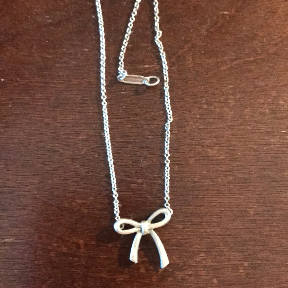 Tiffany & Co classic “bow” necklace